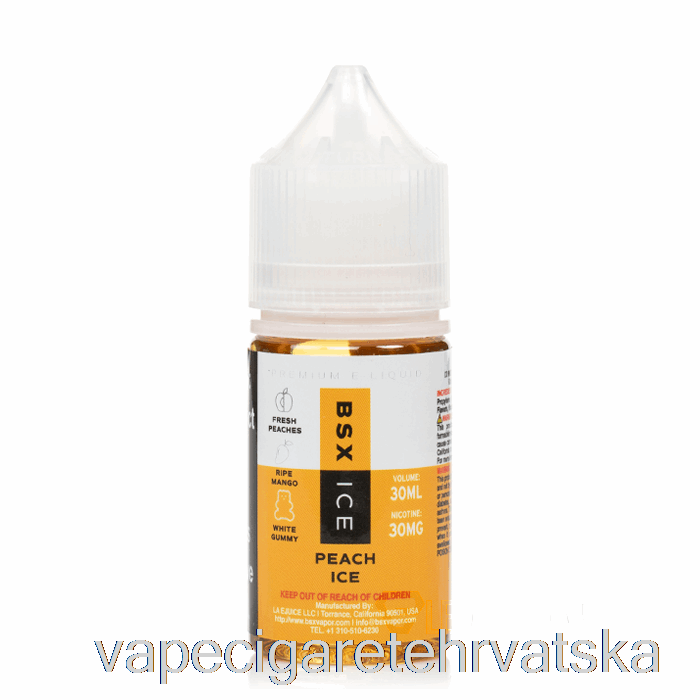 Vape Cigarete Peach Ice - Bsx Sol Serija - 30ml 30mg